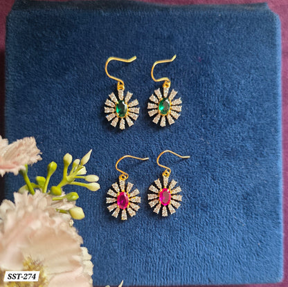 SST 274 | CHARMING FLORAL ACCENT EARRINGS