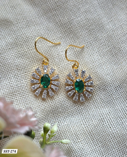 SST 274 | CHARMING FLORAL ACCENT EARRINGS