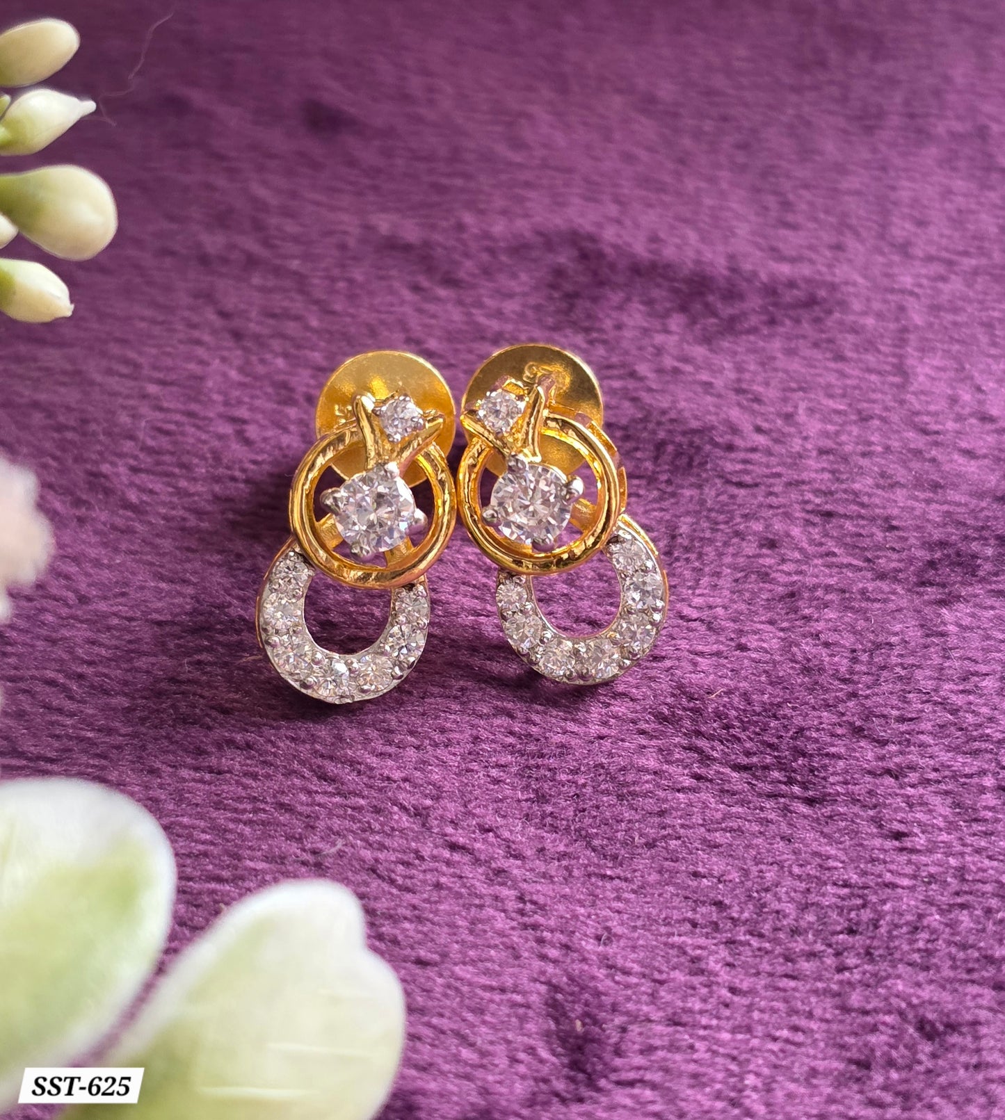 SST 525 | TIMELESS HALO DROP EARRINGS