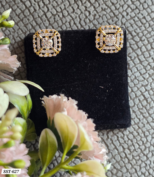SST 627 | RADIANT HALO STUD EARRINGS