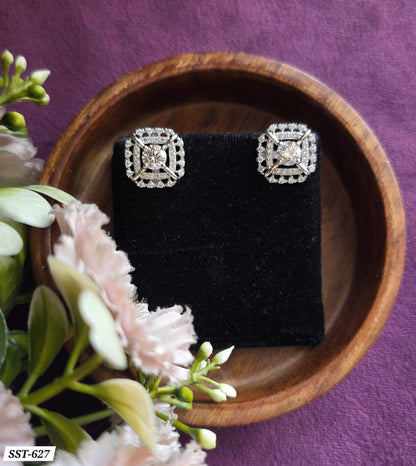 SST 627 | RADIANT HALO STUD EARRINGS