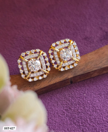 SST 627 | RADIANT HALO STUD EARRINGS