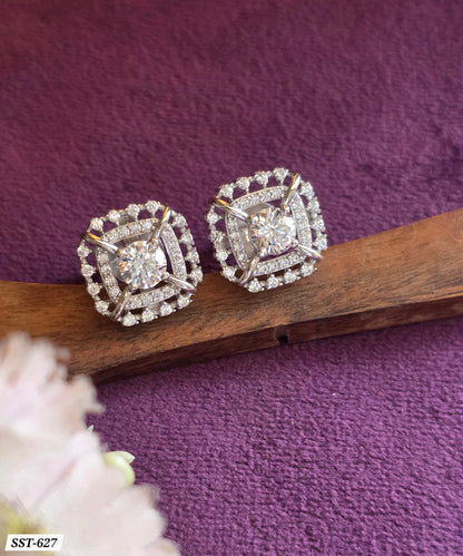 SST 627 | RADIANT HALO STUD EARRINGS