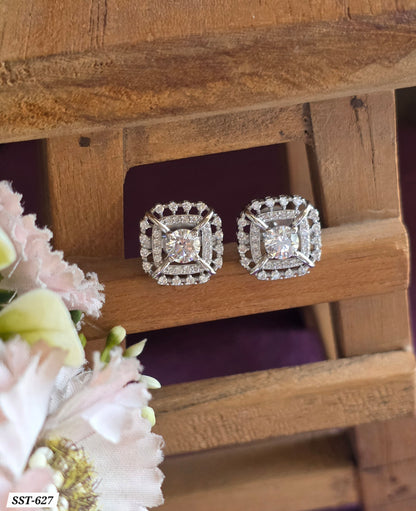 SST 627 | RADIANT HALO STUD EARRINGS