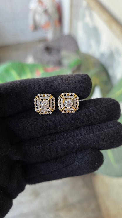 SST 627 | RADIANT HALO STUD EARRINGS