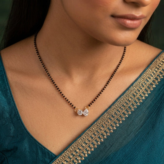 SST 361 | CHARMING DOUBLE STONE MANGALSUTRA