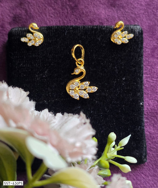 SST 630PS | TINY SWAN PENDENT SET