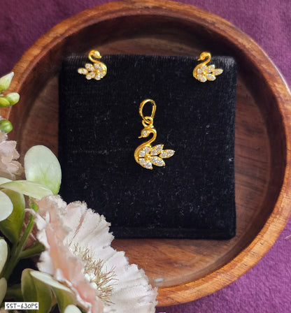 SST 630PS | TINY SWAN PENDENT SET