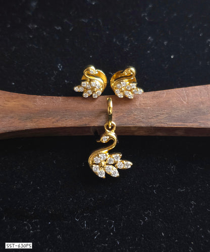 SST 630PS | TINY SWAN PENDENT SET