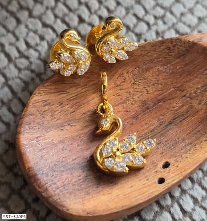 SST 630PS | TINY SWAN PENDENT SET