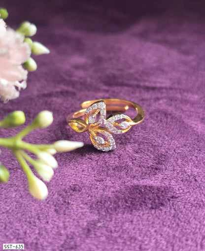 SST 635 | FLORAL BLOOM DIAMOND RING