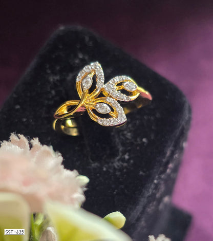 SST 635 | FLORAL BLOOM DIAMOND RING
