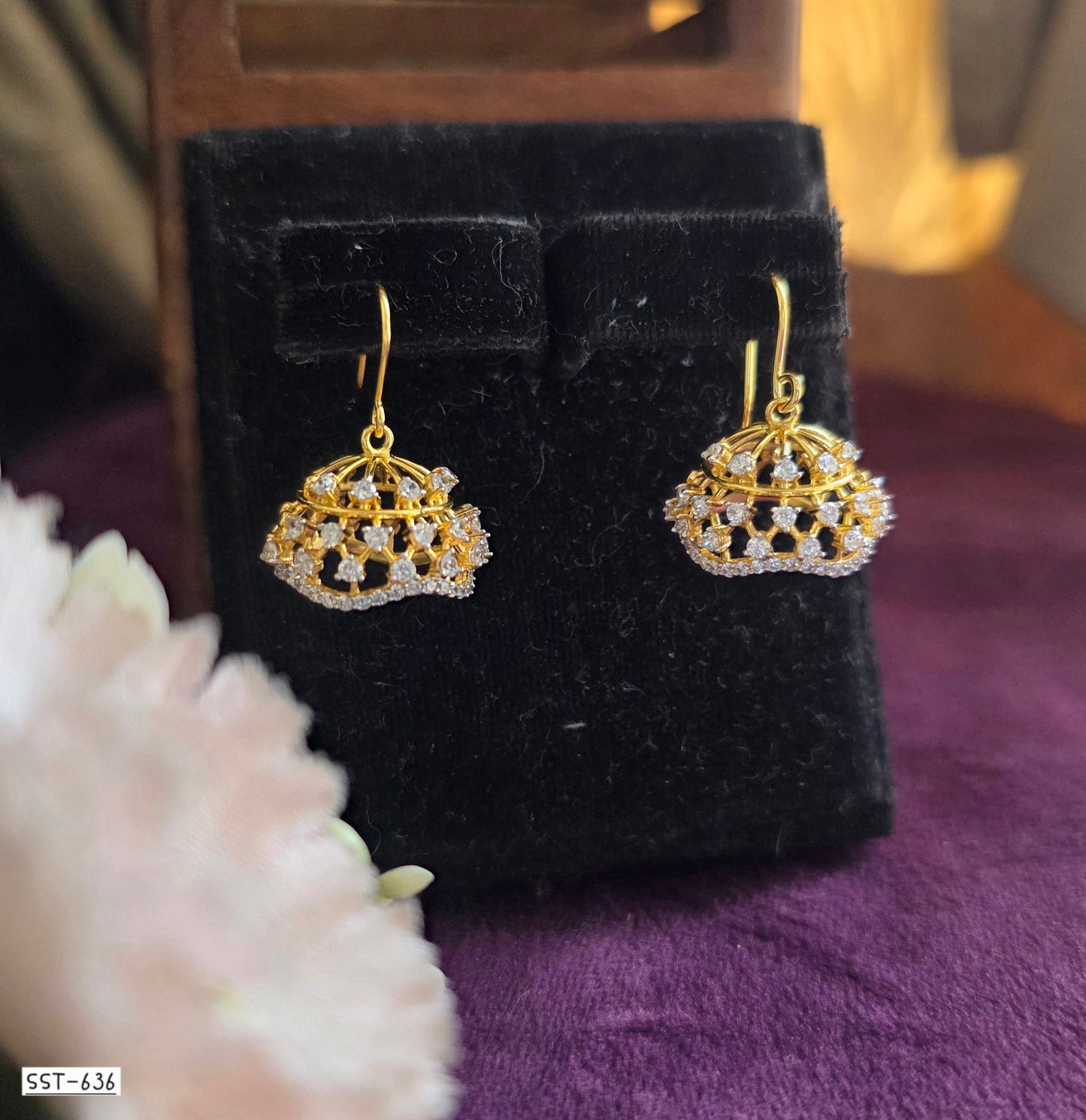 SST 636 | ROYAL DOME JHUMKI EARRINGS
