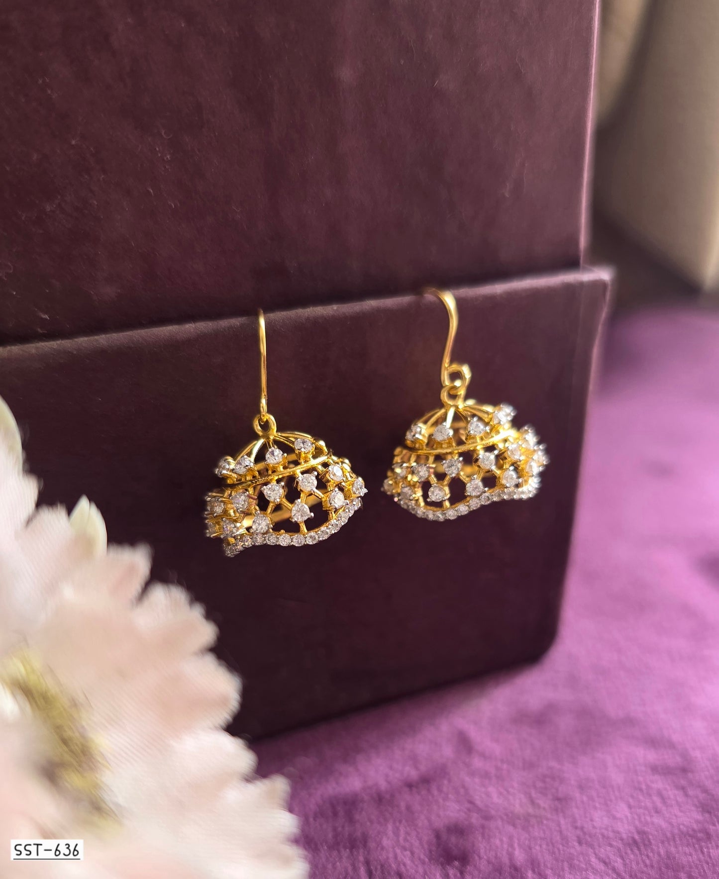 SST 636 | ROYAL DOME JHUMKI EARRINGS