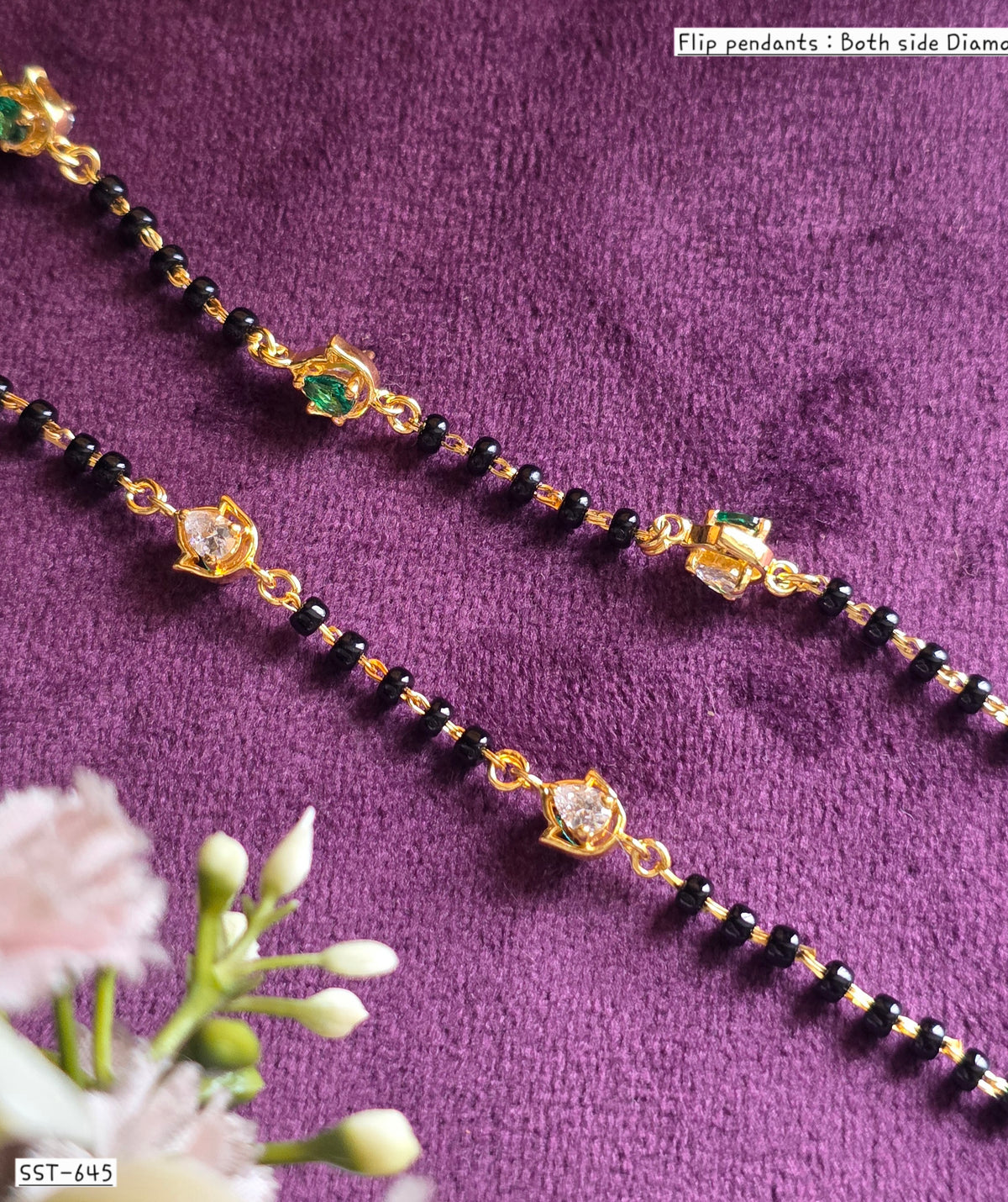 SST 645 | FLIP DIAMOND HAND MANGALSUTRA