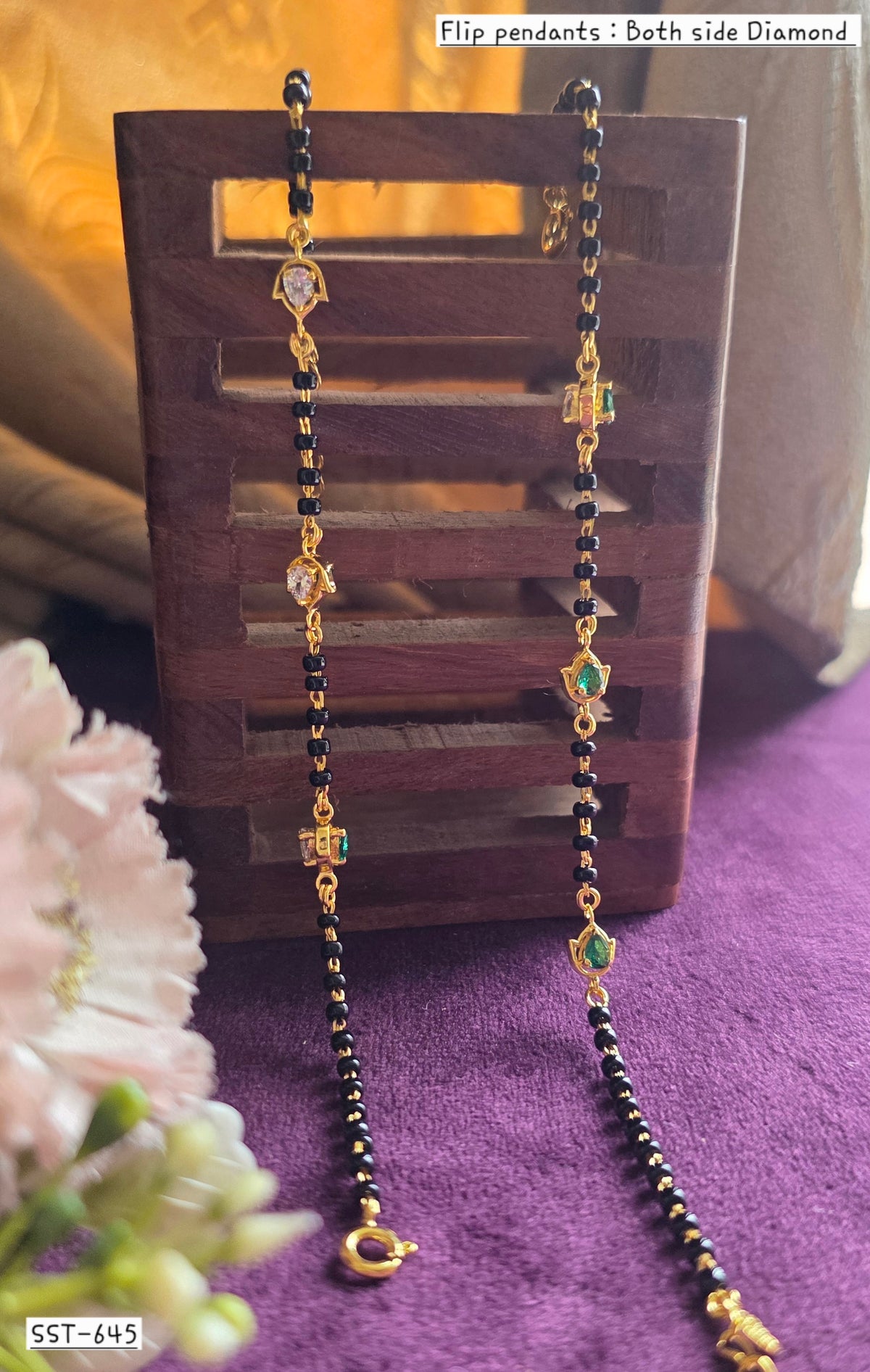 SST 645 | FLIP DIAMOND HAND MANGALSUTRA