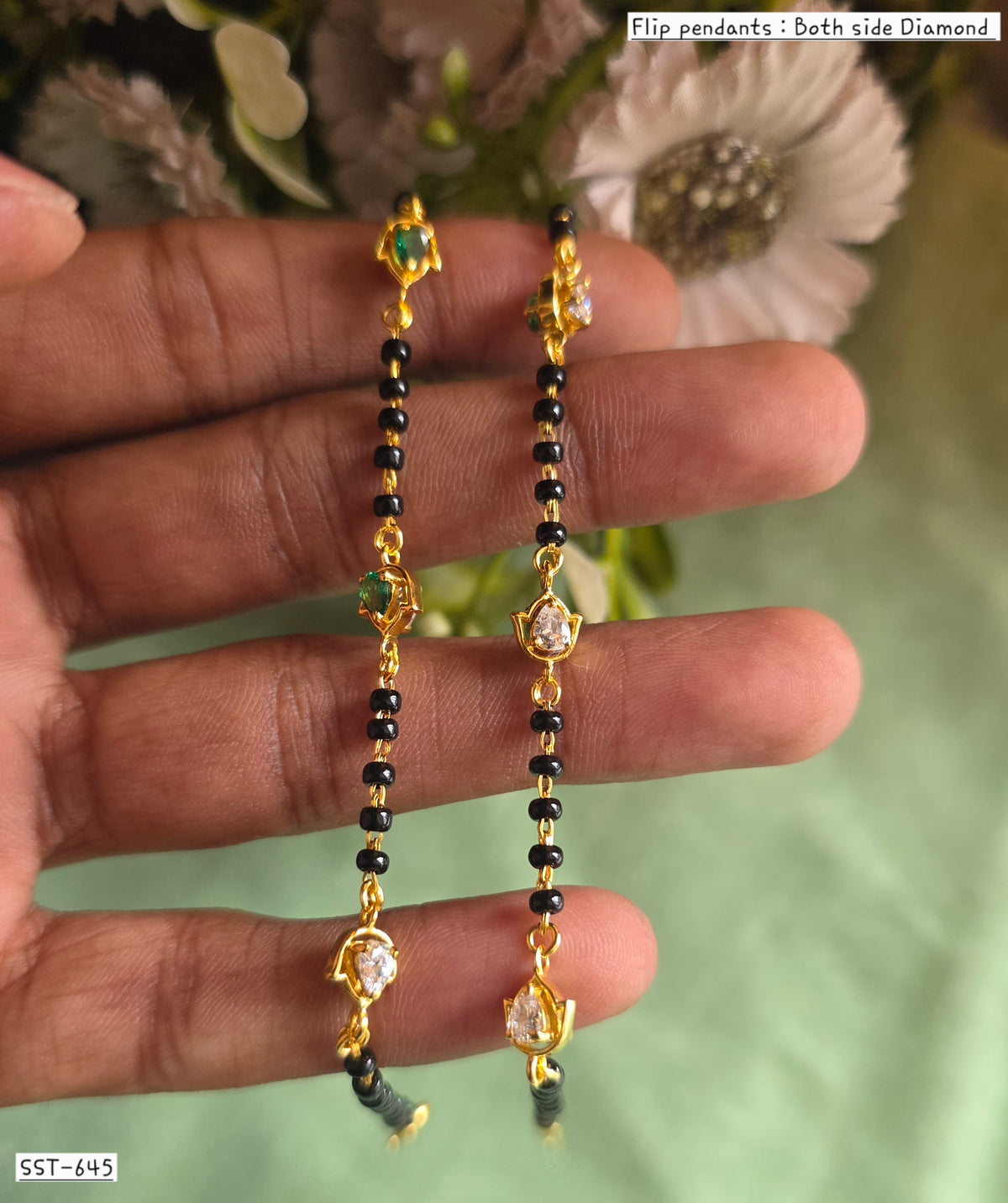 SST 645 | FLIP DIAMOND HAND MANGALSUTRA
