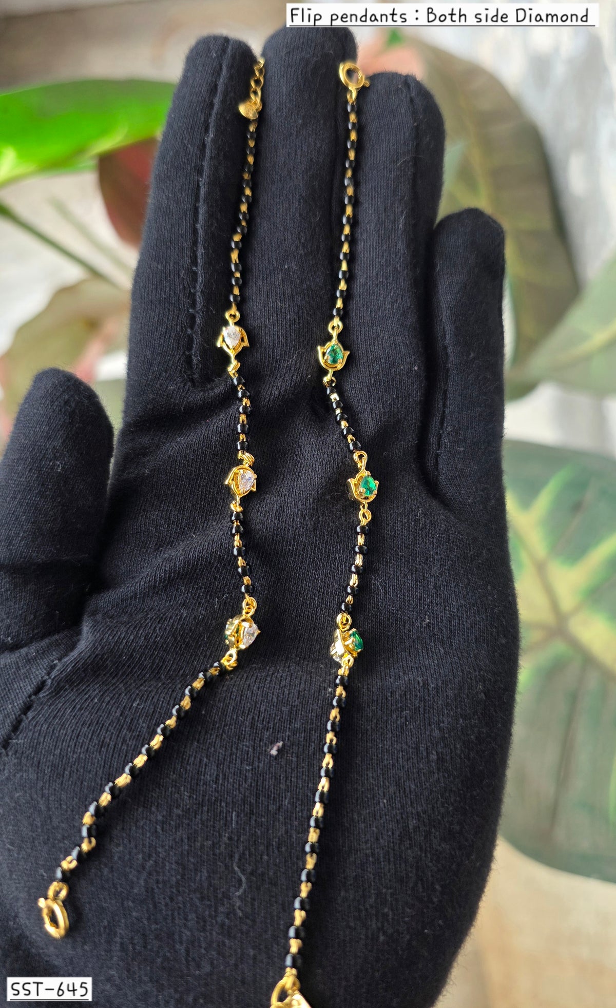 SST 645 | FLIP DIAMOND HAND MANGALSUTRA