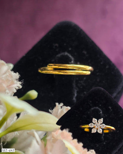 SST 647 | ELEGANT BLOSSOM DIAMOND RING