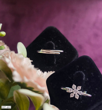 SST 647 | ELEGANT BLOSSOM DIAMOND RING