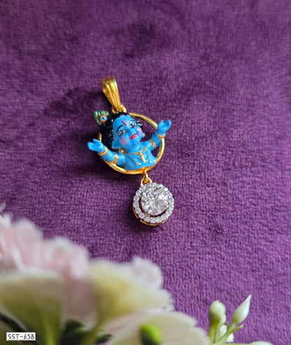 SST 658 | HIGH QUALITY ENAMEL BAL KRISHNA PENDENT