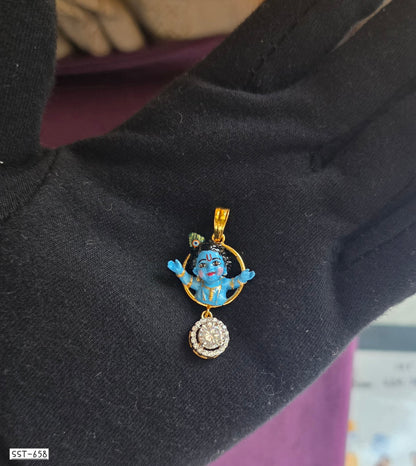 SST 658 | HIGH QUALITY ENAMEL BAL KRISHNA PENDENT