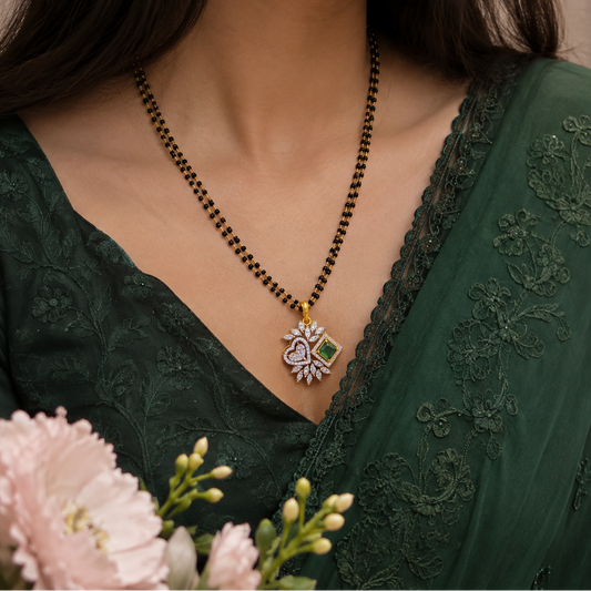 SST 581 | HEART DIAMOND MANGALSUTRA