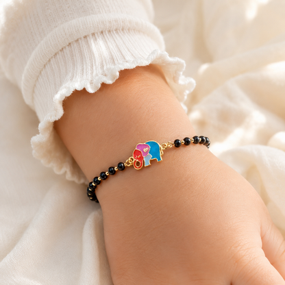 ELEPHANT SILVER BABY NAZARIYA BRACELET