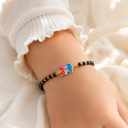 ELEPHANT SILVER BABY NAZARIYA BRACELET