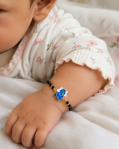 LITTLE GANESHA SILVER BABY NAZARIYA BRACELET