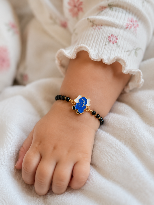 LITTLE GANESHA SILVER BABY NAZARIYA BRACELET