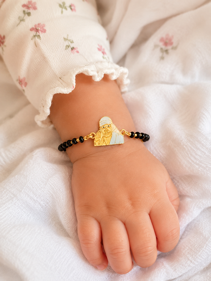 SAI BABA SILVER BABY NAZARIYA BRACELET