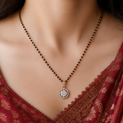 SST 044BB | DAZZLING ROUND MANGALSUTRA