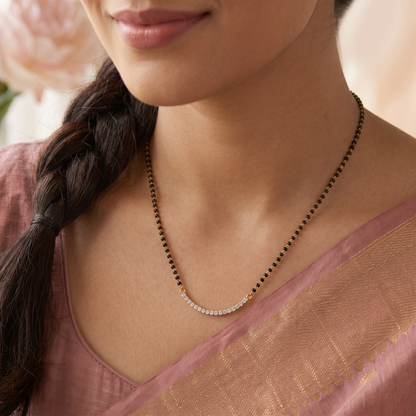 SST 078 | CURVED SPARKLE MANGALSUTRA