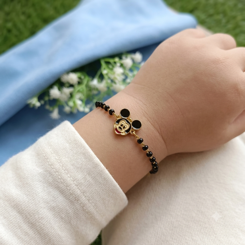 MICKEY SILVER BABY NAZARIYA BRACELET