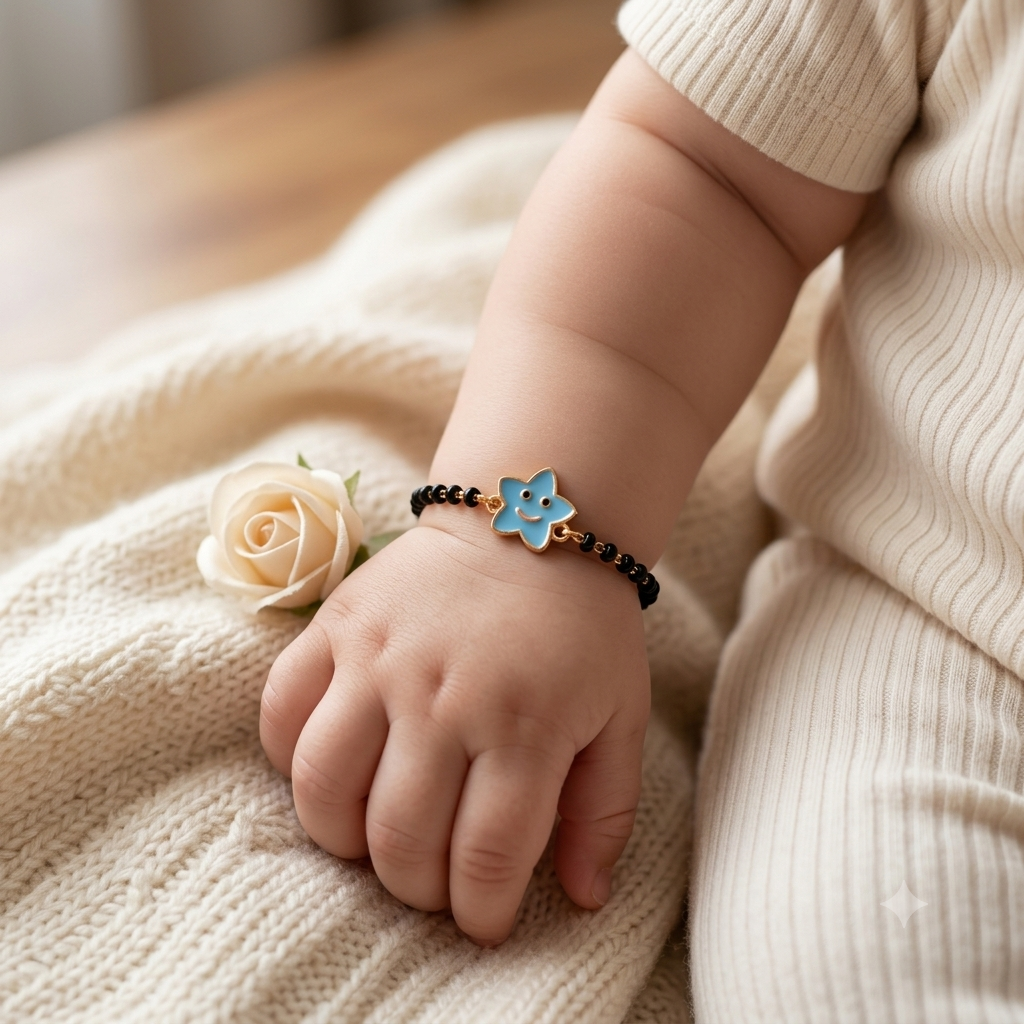STAR SILVER BABY NAZARIYA BRACELET