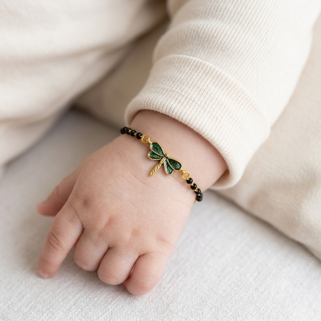 BUTTERFLIES SILVER BABY NAZARIYA BRACELET