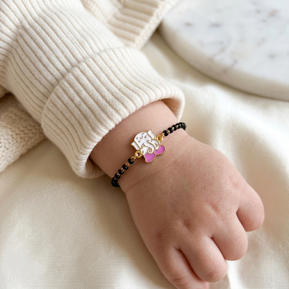 GANESHA SILVER BABY NAZARIYA BRACELET