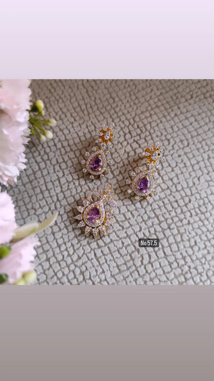 SST 162 + 257 COMBO | PENDANT AND EARRING SET