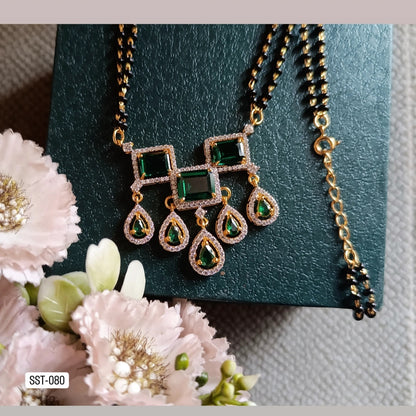 SST 080 | EMERALD TEARDROP MANGALSUTRA