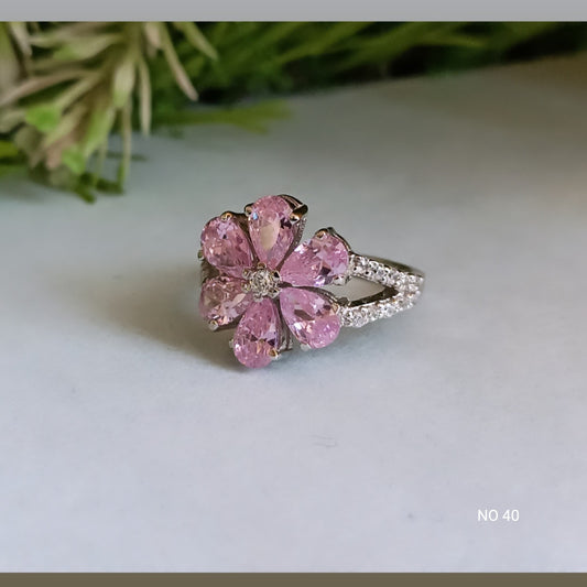 TIARA PINK ROSE RING | MADE TO ORDER