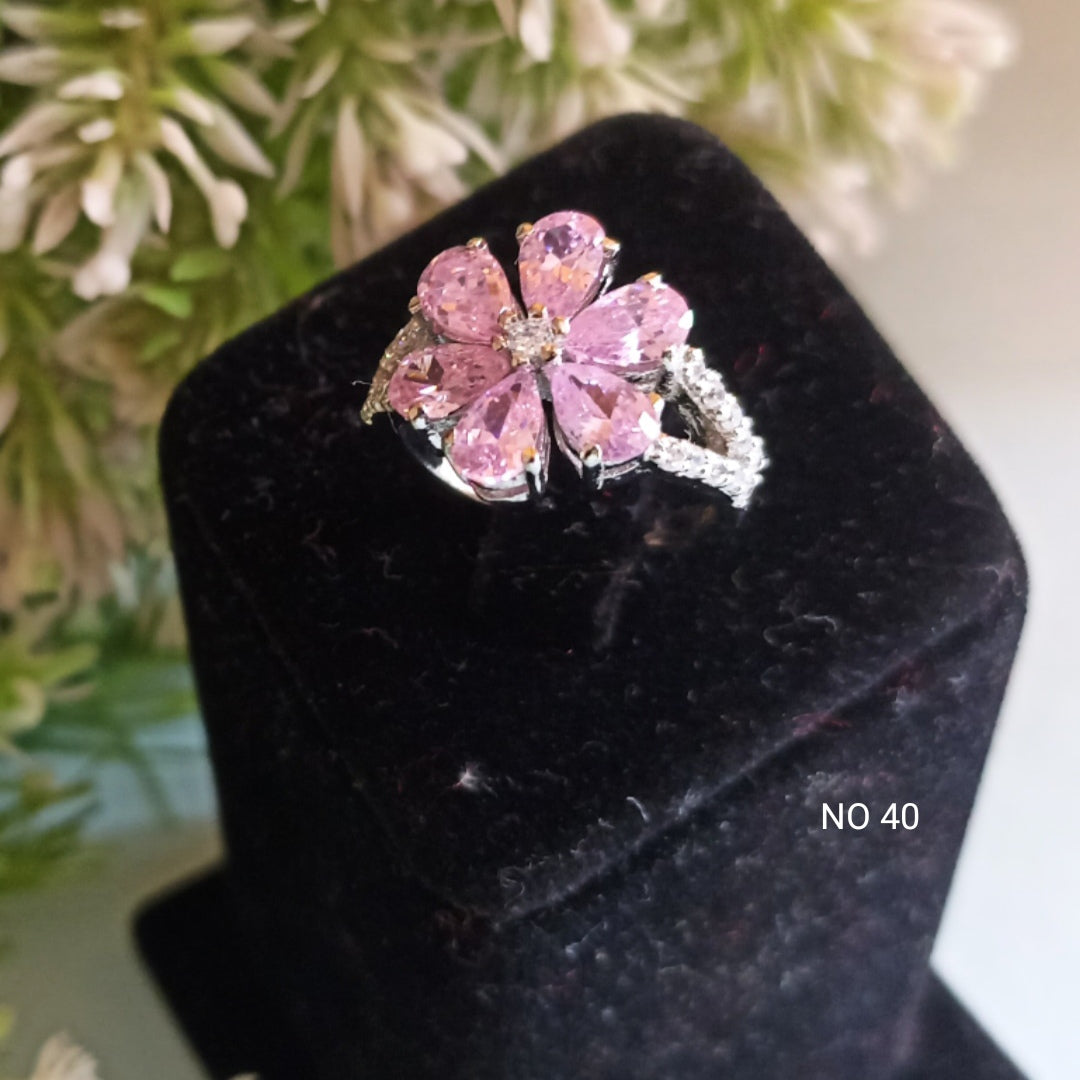 TIARA PINK ROSE RING | MADE TO ORDER