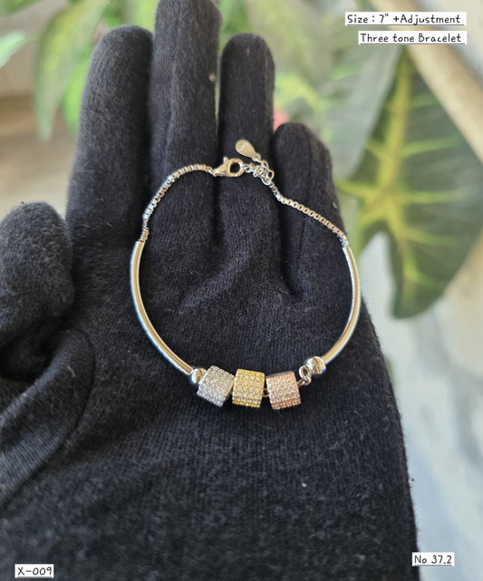 X 009 | THREE TONE  BRACELET