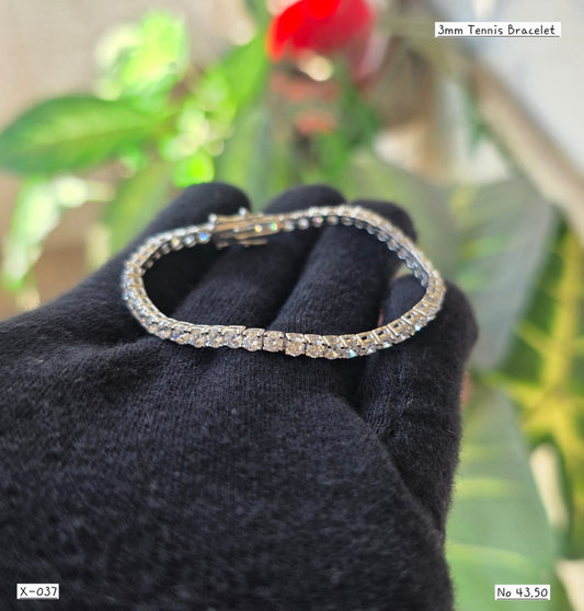 X 037 | 3MM TENNIS BRACELET