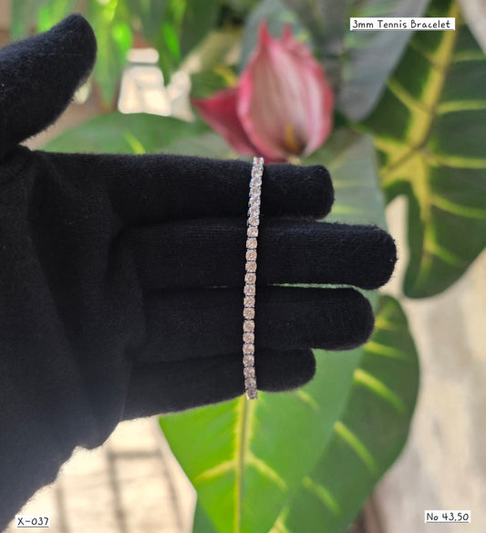 X 037 | 3MM TENNIS BRACELET