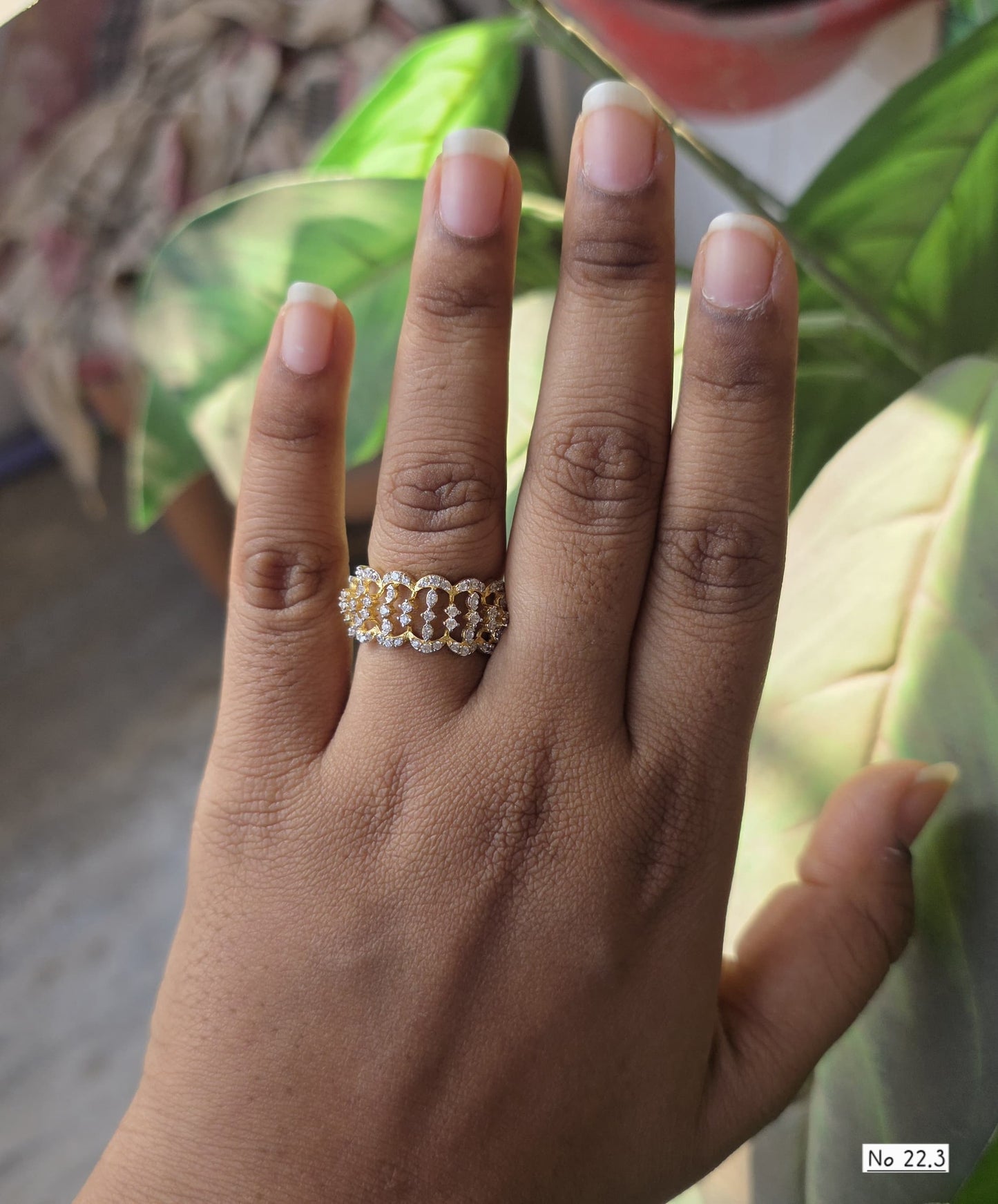 SST 492 | SPARKLING ACCENT RING