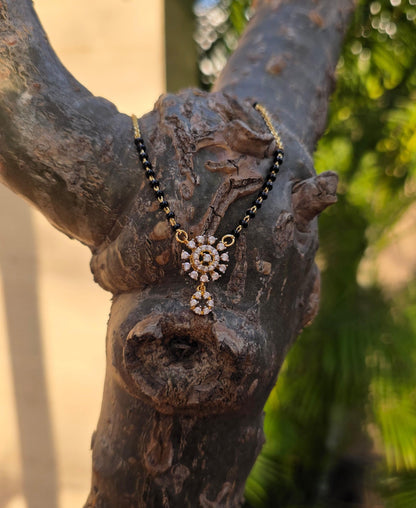 SST 270 |  STUNNING DIAMOND ACCENT MANGALSUTRA