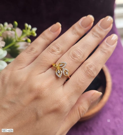 SST 635 | FLORAL BLOOM DIAMOND RING