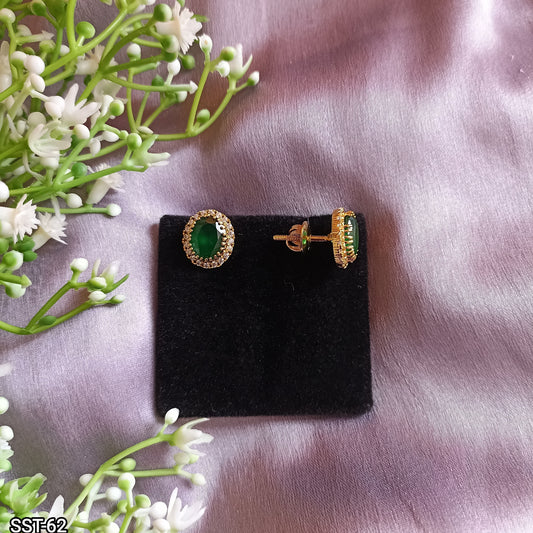 SST 062 | RUBY RADIANCE STUD EARRINGS