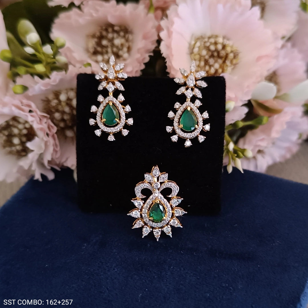 SST 162 + 257 COMBO | PENDANT AND EARRING SET
